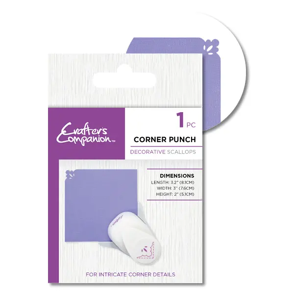 Image of Crafter's Companion Corner Punch Decorative Scallops
