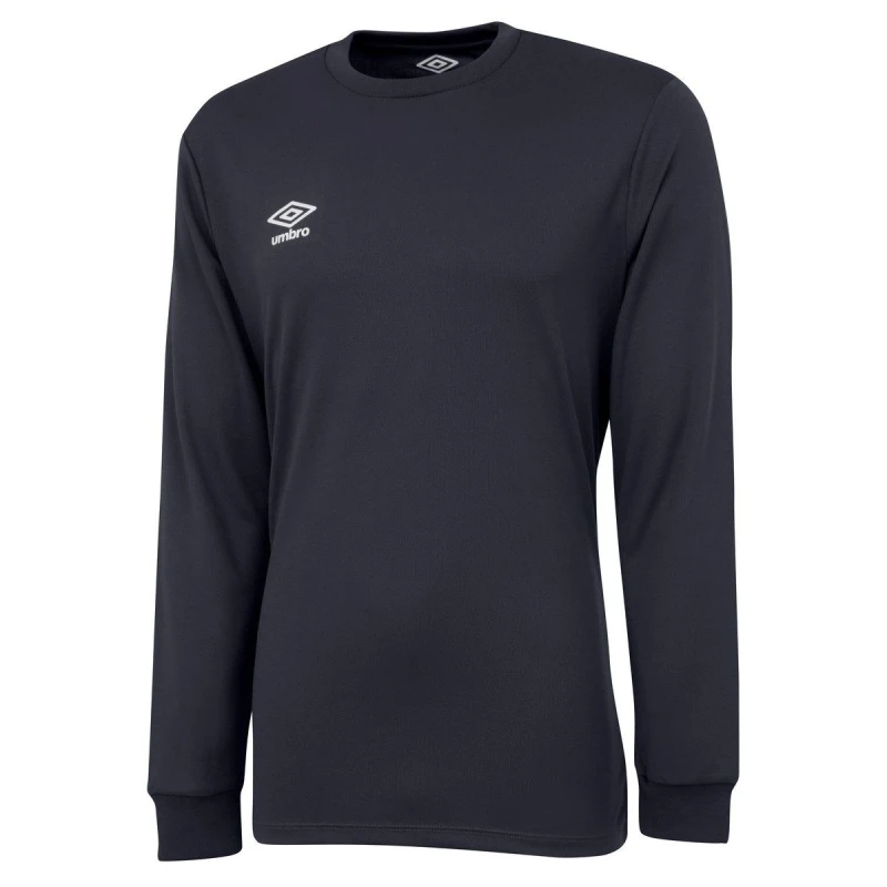 Image of Umbro Umbro Men Club Long-Sleeved Jersey in Mid Grey Size: Small Mid Grey S Male 5063238627888
