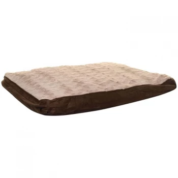 Image of Waggy Tails Deluxe Sherpa Pet Bed - Multi