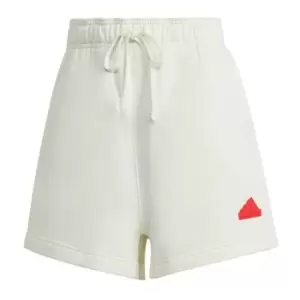 Image of adidas Play Shorts Womens - Cream
