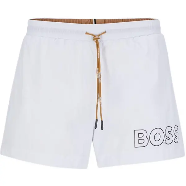 Image of Boss HBW Mooneye Swim Sn43 Swim Shorts Small White 35519901350