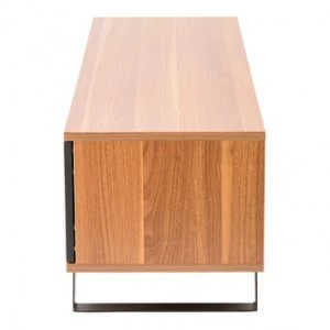 Image of TTAP MIA 1200 WAL Miami 1200mm Wide TV Stand in Walnut Black