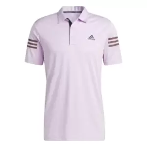 Image of adidas 3 Stripe Polo Shirt Mens - Purple