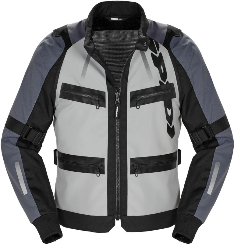 Image of Spidi Enduro Pro Jacket Black Grey Size 3XL