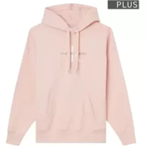 Image of Calvin Klein Jeans Plus Logo Hoodie - Pink