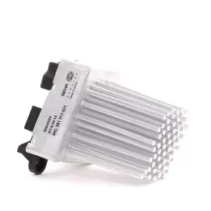 Image of HELLA Regulator, passenger compartment fan 5HL 351 311-521 BMW,3 Limousine (E46),5 Limousine (E39),3 Touring (E46),3 Coupe (E46),X3 (E83)