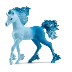 Image of Schleich Bayala Elementa Water Flames Unicorn Foal Toy Figure, 5...