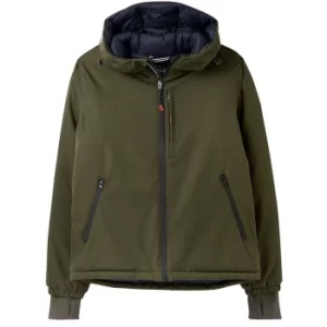 Image of Joules Mens Go To Waterproof Padded Jacket Heritage Green Large