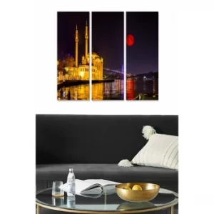 Image of MDF277223258 Multicolor Decorative MDF Painting (3 Pieces)