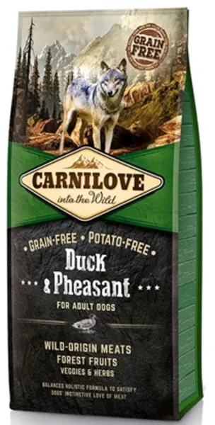 Image of Carnilove Adult Duck and Pheasant Dog Food 12kg
