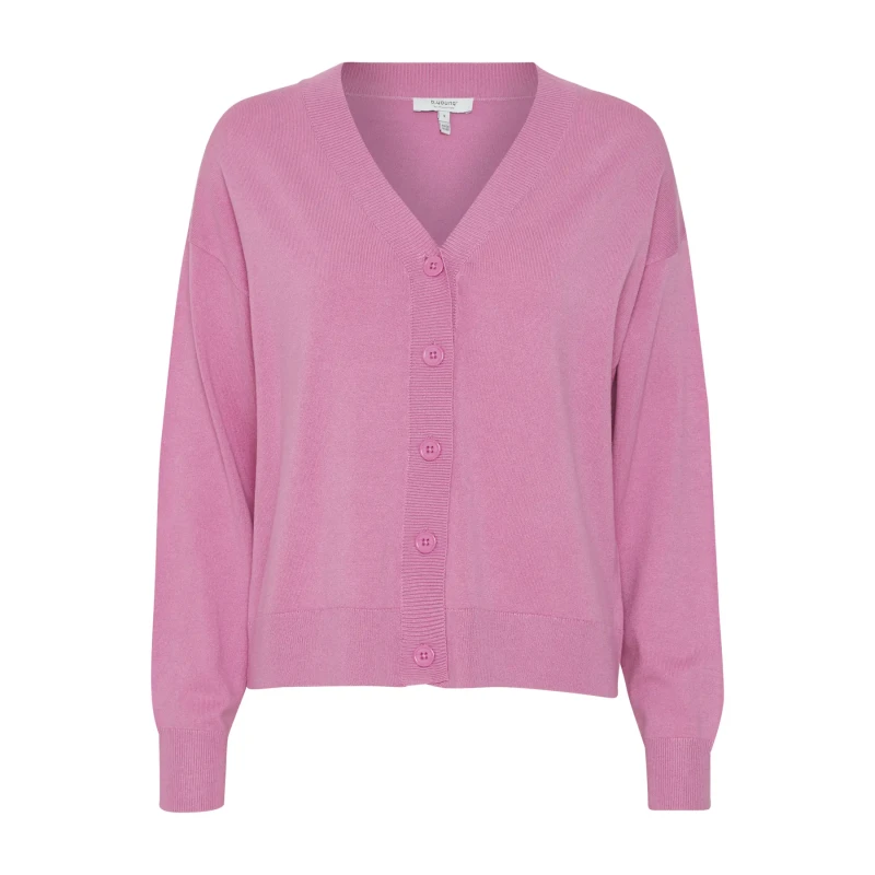Image of b.Young Womens v-neck cardigan b.young Morla Rose Female S
