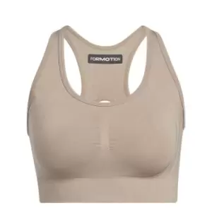 Image of adidas Studio Two Tone Sports Bra Womens - Brown