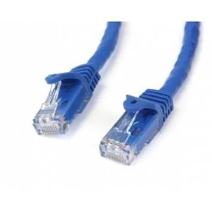 Image of 10m Blue Gigabit Snagless RJ45 UTP Cat6 Patch Cable 10 m Patch Cord