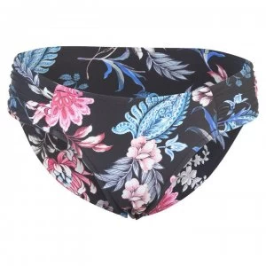 Image of Seafolly Seafolly Printed Retro Bikini Briefs - BLACK