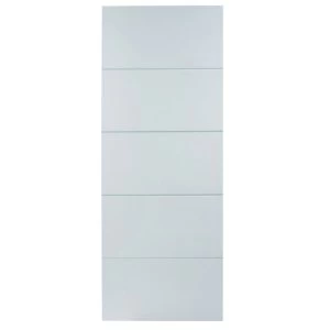 Image of Wickes Halifax Internal White Primed 5 Panel Moulded Door - 1981 x 762mm