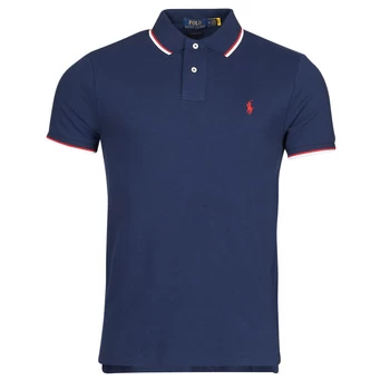 Image of Polo Ralph Lauren CALMIRA mens Polo shirt in Blue - Sizes EU XXL,EU S,EU M,EU L,EU XL,EU XS