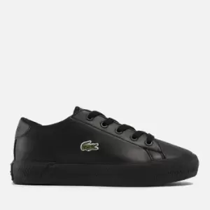 Image of Lacoste Kids Gripshot Faux Leather Trainers - UK 1 Kids