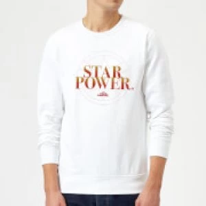 Image of Captain Marvel Star Power Sweatshirt - White - L