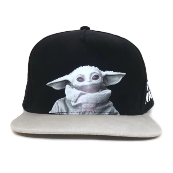 Image of Mandalorian - Black And White Photo Unisex Caps Snapback - Black