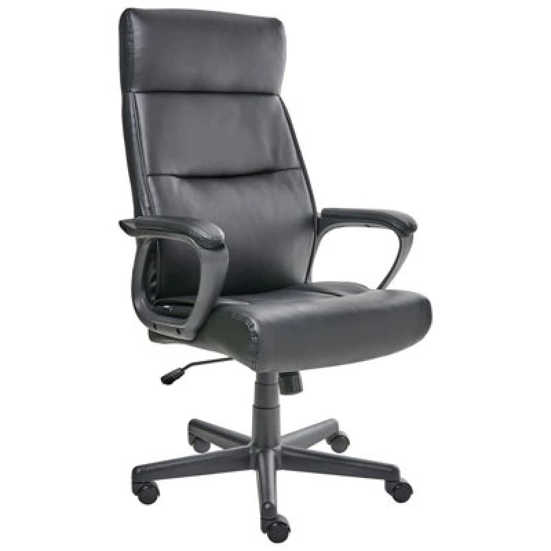 Image of Beliani Executive Chair Guru Faux Leather Black
