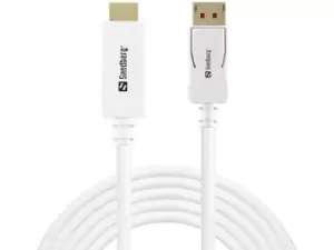 Image of Sandberg DisplayPort 1.4-HDMI 4K60Hz 2m