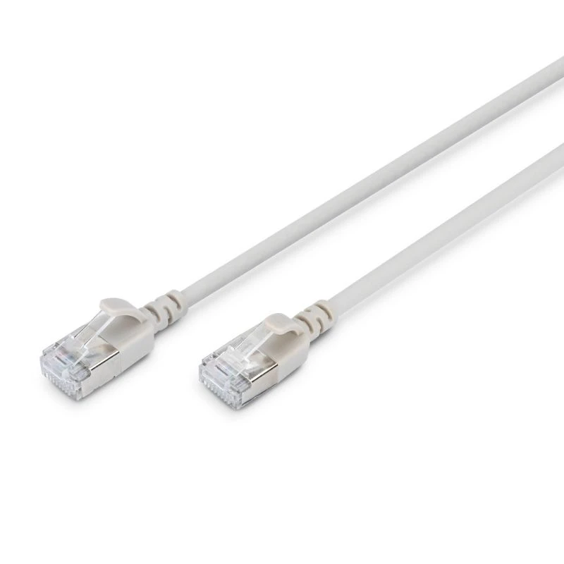 Image of FDL SLIM 2M CAT.6a F-FTP LSZH PATCH CABLE - GREY (SNAGPROOF)