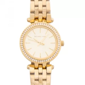 Image of Mini Darci Champagne Dial Gold-tone Ladies Watch