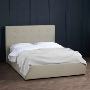Image of Lucca Small Double Ottoman Lift Bed Beige