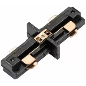 Image of Loops - Commercial Track Light Internal Connector - 80mm Length - Black PC Rail System