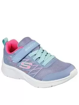 Image of Skechers Microspec Bold Delight Trainers, Purple/Pink, Size 13 Younger