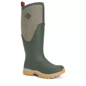 Image of Muck Boots Womens/Ladies Arctic Sport Tall Pill On Wellie Boots (7 UK) (Olive)