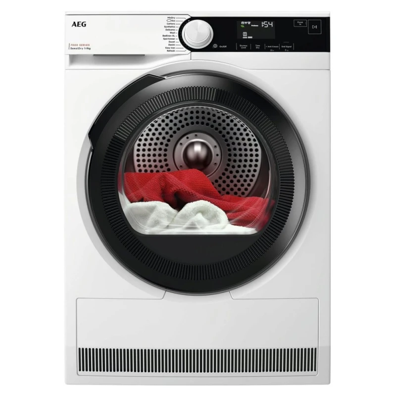 Image of AEG 7000 SENSIDRY TR739G4B 9Kg Heat Pump Tumble Dryer - White - A+++ Rated