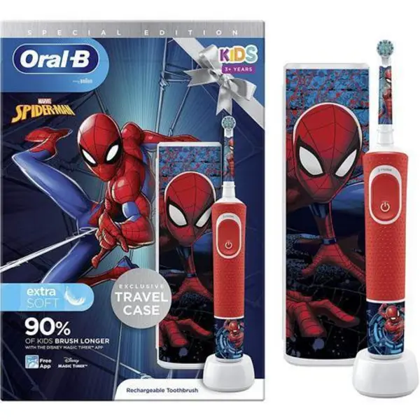 Image of Oral B Vitality Kids Spiderman Electric Toothbrush