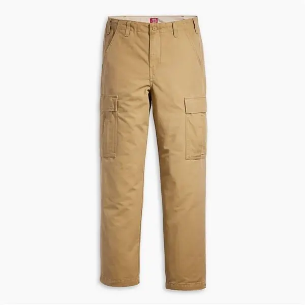 Image of Levis Straight Meteorite Cargo Trousers - Beige 32 R