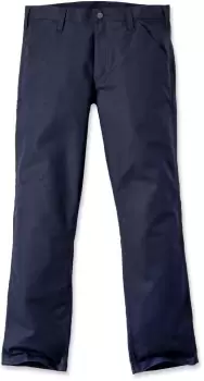 Image of Carhartt Rugged Stretch Canvas Pants, blue, Size 31, blue, Size 31