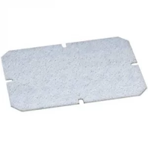 Image of Fibox 5518022 MP 1912 Mounting Plate For TEMPO Galvanised steel (1.5 mm) (L x W) 140 mm x 100 mm Galvanized