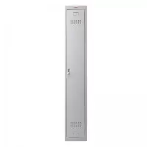 Image of Phoenix PL Series PL1130GGE 1 Column 1 Door Personal locker in Grey