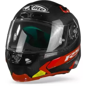 Image of X-Lite X-803 RS Ultra Carbon Hot Lap 13 Carbon Black Red 2XL