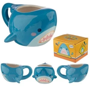 Image of Fun Collectable Shark Head Ceramic Mug