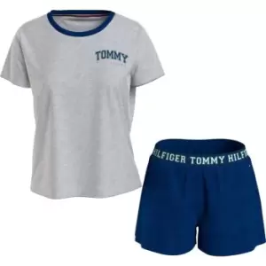 Image of Tommy Bodywear Short Sleeve Pyjama Set - Grey
