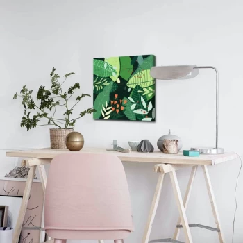 Image of 4545ABSC - 032 Multicolor Decorative Canvas Painting