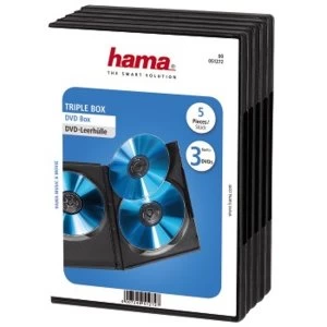 Image of Hama Triple Box DVD Jewel Case