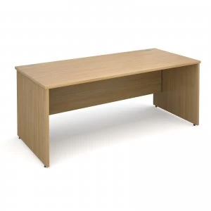 Image of Maestro 25 PL Straight Desk 1800mm x 800mm - OAK Panel Leg Design