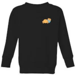 Image of Disney Winnie The Pooh Backside Kids Sweatshirt - Black - 3-4 Years