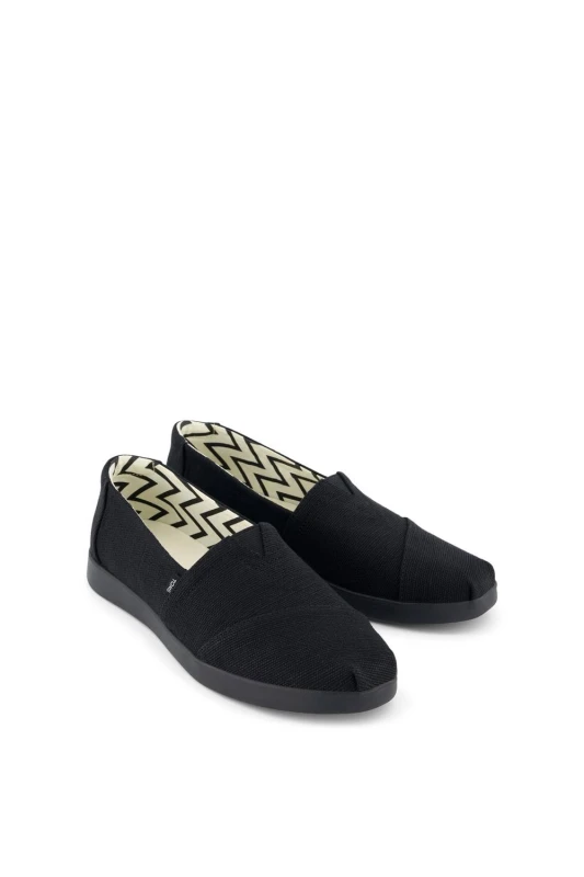 Image of TOMS Womens Alpargata Plus Shoe in Black Size: 4 Black Female 4