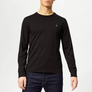 Image of Polo Ralph Lauren Mens Long Sleeved T-Shirt - Polo Black - M - Black