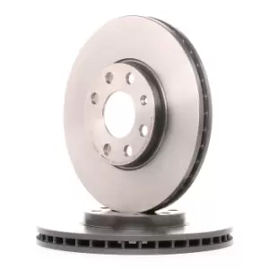 Image of PAIR PAINTED BREMBO BRAKE DISCS 09.7628.11