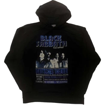 Image of Black Sabbath - Deutsches '73 Unisex Medium Hoodie - Black