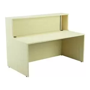 Image of Reception Unit 1400 with Extension - Maple Sides with Maple Top