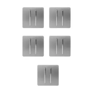 Image of Trendi 2G 2W 10 Amp Switch, 5 Pack - Light Grey